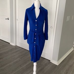 Cache royal blue dress!